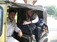 Rita in Tuk Tuk